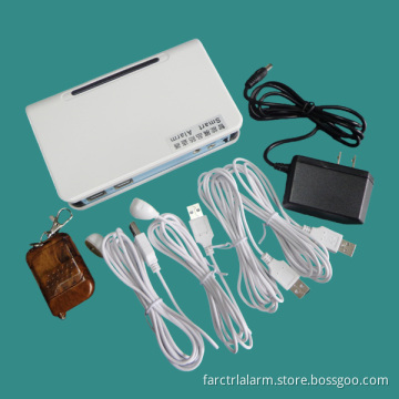 Multi Target 4 Ports Alarm System for Security Cellphone/Tablet PC